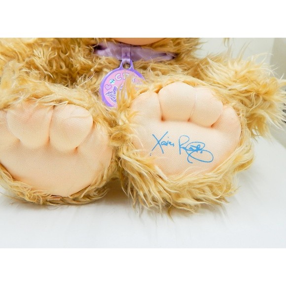 Cabbage Patch CPK Xavier Roberts 10" Tan Shaggy Puppy Dog Pet 2005 - Picture 4 of 12